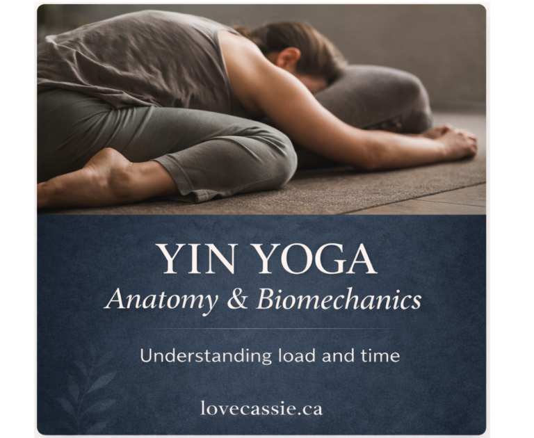 Yin Yoga, Anatomy & Biomechanics Training